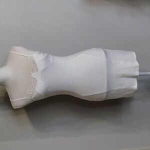 Samantha Chang Lingerie Size Medium Starlight Soft Cotton Knit Corset Chemise